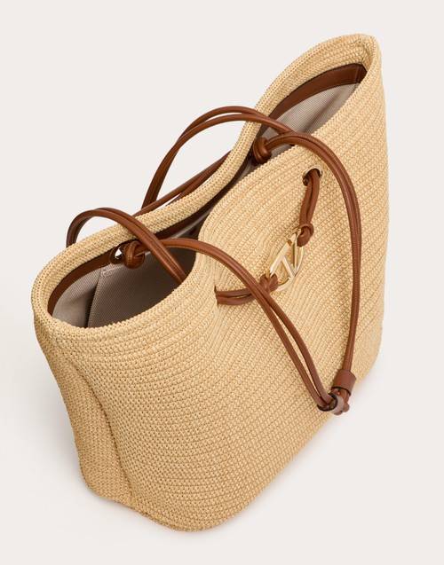 Red Valentino BORSA SHOPPING GRANDE VALENTINO GARAVANI ESCAPE IN RAFIA Shopping Online