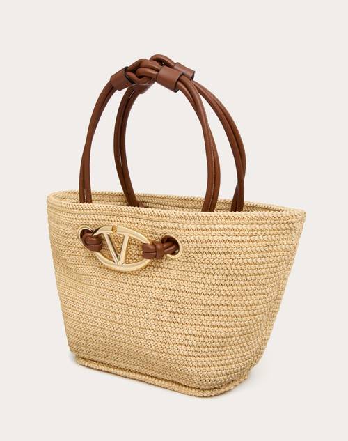 Red Valentino BORSA SHOPPING PICCOLA VALENTINO GARAVANI ESCAPE IN RAFIA Affare Del Giorno