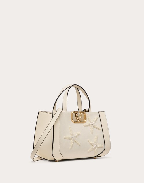 Red Valentino BORSA PICCOLA A MANO VALENTINO GARAVANI ESCAPE IN RAFIA CON RICAMO Presa