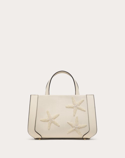 Red Valentino BORSA PICCOLA A MANO VALENTINO GARAVANI ESCAPE IN RAFIA CON RICAMO Presa