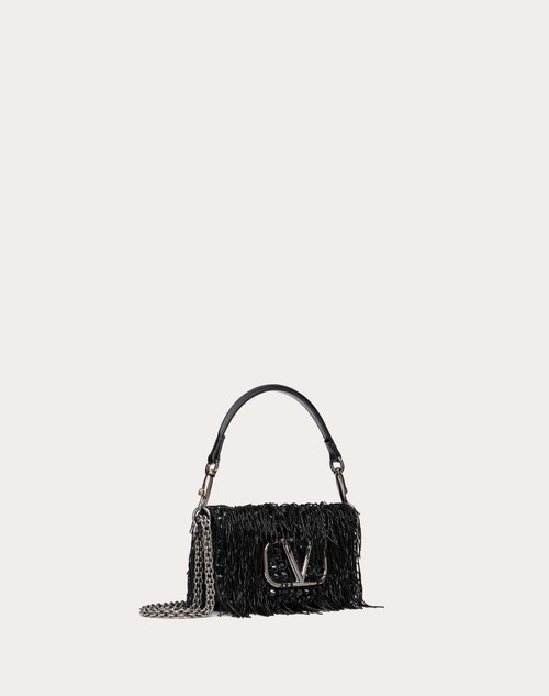 Red Valentino BORSA PICCOLA A SPALLA VALENTINO GARAVANI LOCÒ RICAMATA Offerte