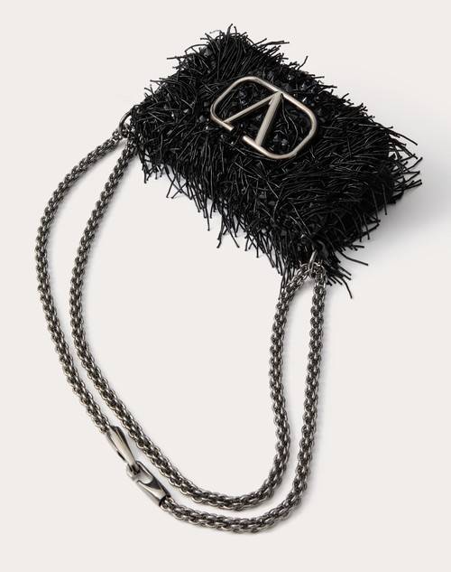 Red Valentino BORSA PICCOLA A SPALLA VALENTINO GARAVANI LOCÒ RICAMATA Offerte