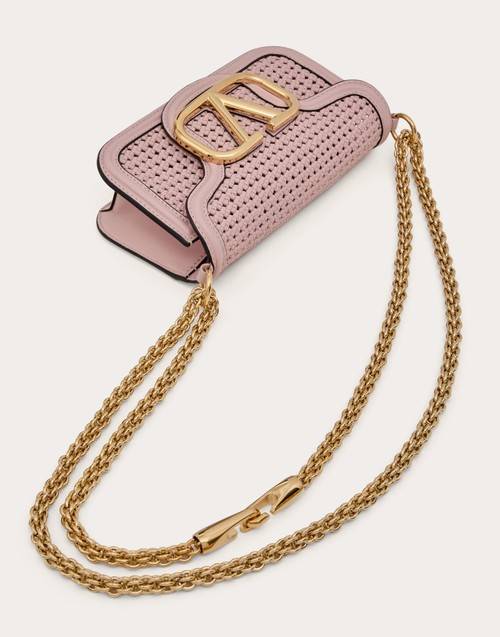 Red Valentino BORSA PICCOLA A SPALLA VALENTINO GARAVANI LOCÒ IN PELLE INTRECCIATA Saldi Di Fabbrica