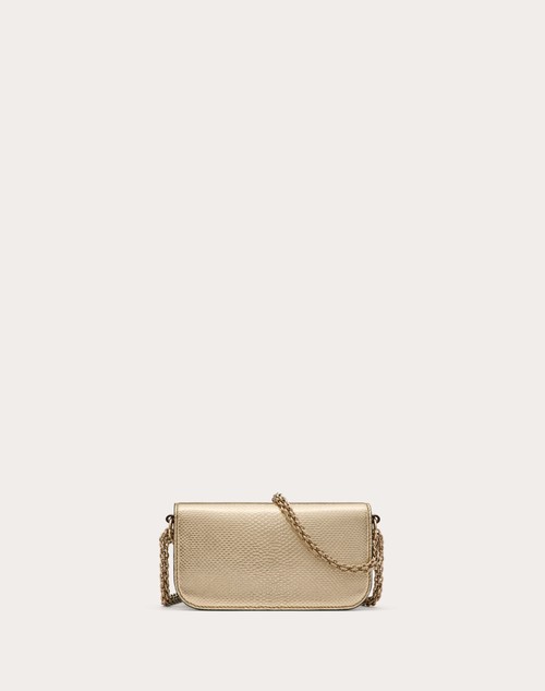 Red Valentino BORSA PICCOLA A SPALLA VALENTINO GARAVANI VALENTINO GARAVANI LOCÒ IN KARUNG METALLIZZATO Vendite Flash