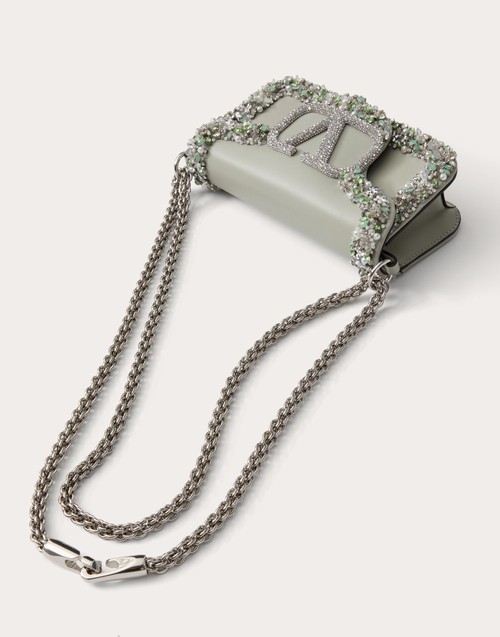Red Valentino BORSA PICCOLA A SPALLA VALENTINO GARAVANI LOCÒ RICAMATA In Saldo