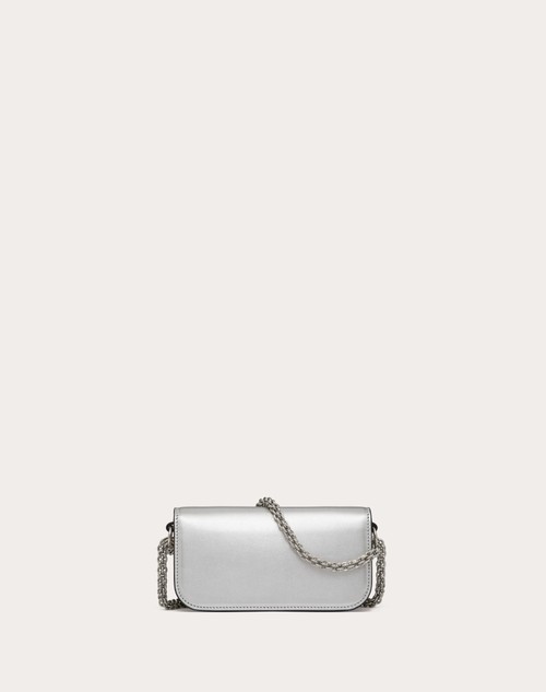 Red Valentino BORSA PICCOLA A SPALLA VALENTINO GARAVANI LOCÒ IN VITELLO METALLIZZATO 2025