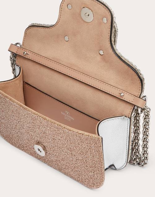 Red Valentino BORSA PICCOLA A SPALLA VALENTINO GARAVANI LOCÒ RICAMATA Promozione Limitata