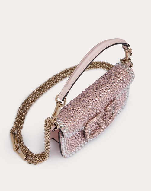 Red Valentino BORSA PICCOLA A SPALLA VALENTINO GARAVANI LOCÒ CON STRASS Shopping Online