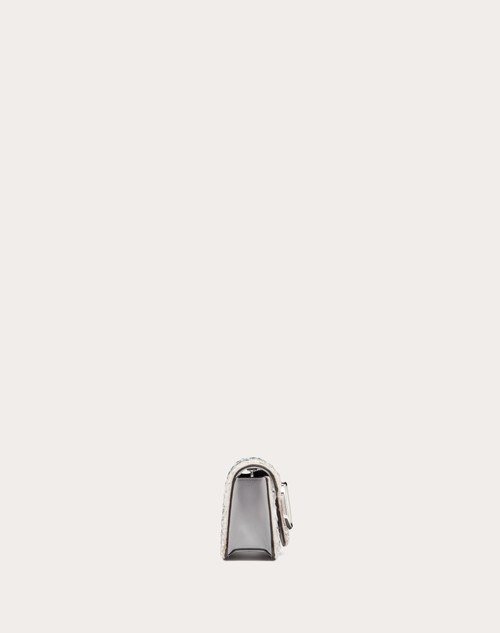 Red Valentino BORSA PICCOLA A SPALLA LOCÒ CON CRISTALLI Prezzo Ridotto