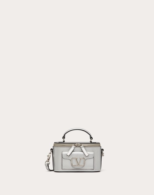 Red Valentino MINI BORSA A MANO LOCÒ IN VITELLO METALLIZZATO Sottocosto