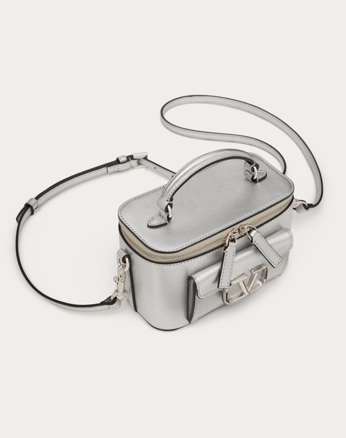 Red Valentino MINI BORSA A MANO LOCÒ IN VITELLO METALLIZZATO Sottocosto