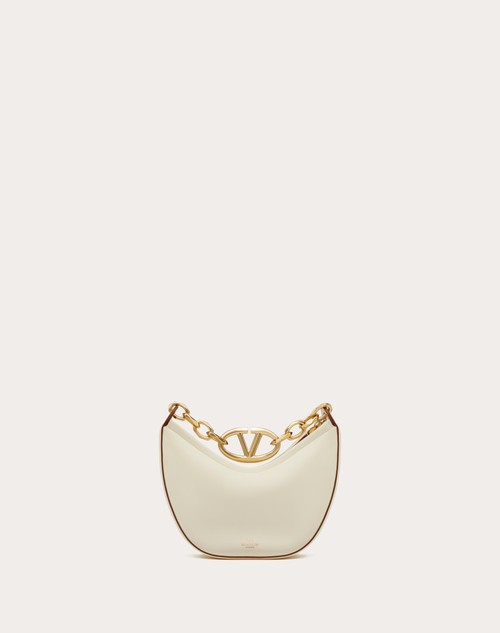 Red Valentino MINI HOBO VLOGO MOON BAG IN NAPPA CON CATENA Offerta