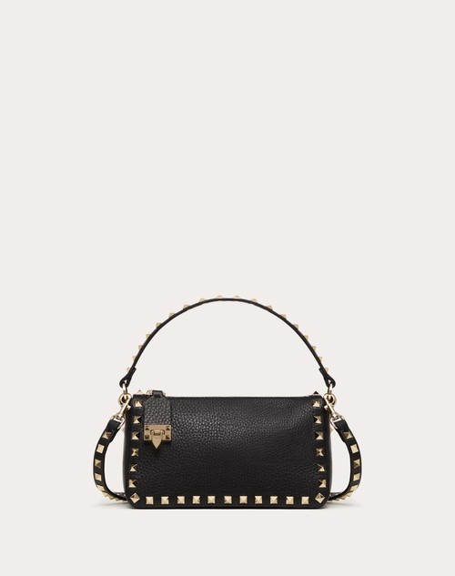 Red Valentino BORSA PICCOLA A TRACOLLA ROCKSTUD IN VITELLO GRANATO Outlet