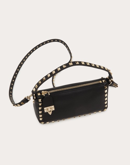 Red Valentino BORSA PICCOLA A TRACOLLA ROCKSTUD IN VITELLO GRANATO Outlet