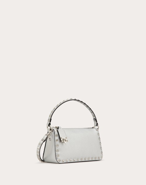 Red Valentino BORSA PICCOLA A TRACOLLA ROCKSTUD IN VITELLO GRANATO METALLIZZATO Hotsell
