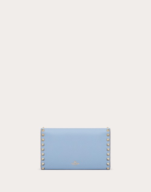 Red Valentino PORTAFOGLIO CON CATENA ROCKSTUD IN VITELLO GRANATO Cyber Monday