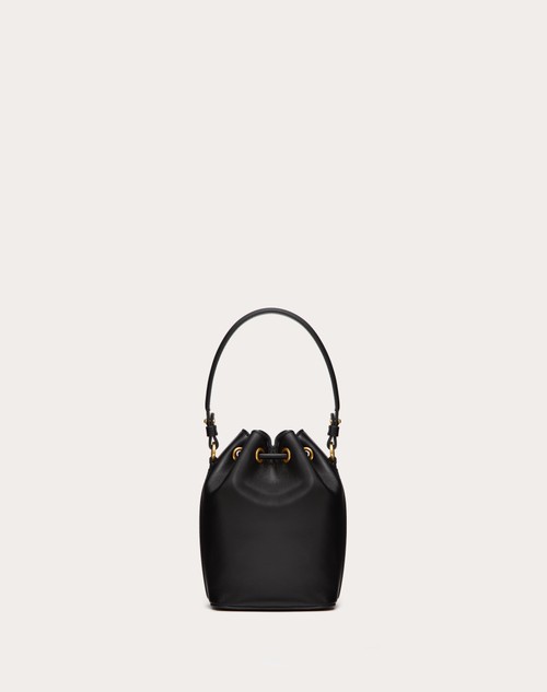 Red Valentino MINI BORSA A SECCHIELLO VLOGO SIGNATURE IN NAPPA Nuova