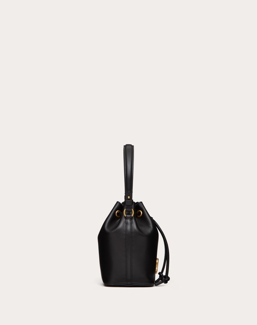 Red Valentino MINI BORSA A SECCHIELLO VLOGO SIGNATURE IN NAPPA Nuova
