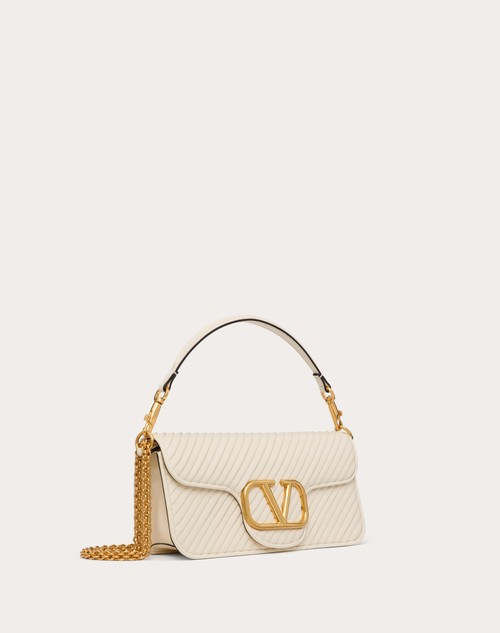 Red Valentino BORSA A SPALLA VALENTINO GARAVANI LOCÒ IN NAPPA PLISSETTATA Convenienza