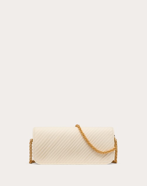 Red Valentino BORSA A SPALLA VALENTINO GARAVANI LOCÒ IN NAPPA PLISSETTATA Convenienza