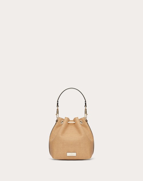 Red Valentino BORSA A SECCHIELLO LOCÒ IN RAFIA Economico