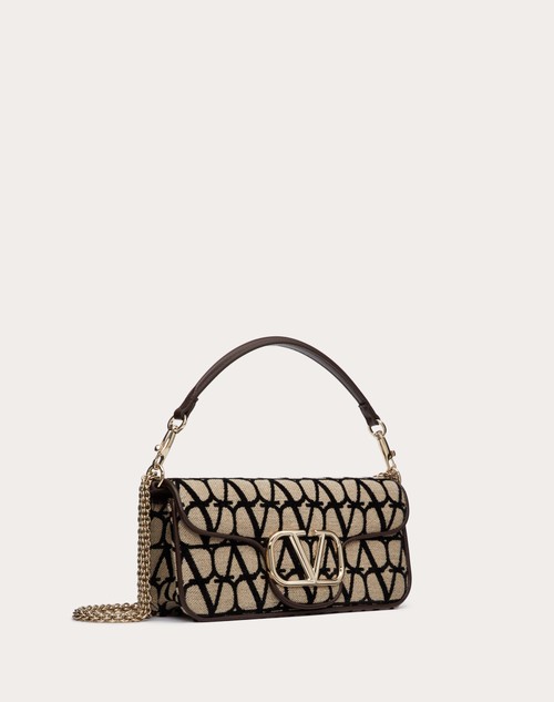 Red Valentino BORSA A SPALLA VALENTINO GARAVANI LOCÒ TOILE ICONOGRAPHE In Vendita