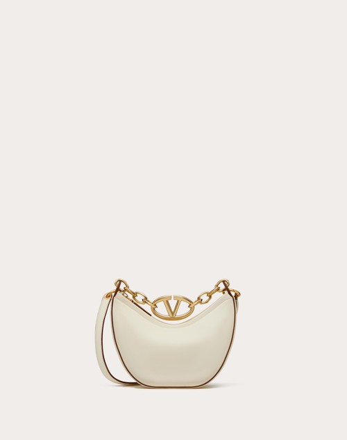 Red Valentino MINI HOBO VLOGO MOON BAG IN NAPPA CON CATENA Vendita Economica