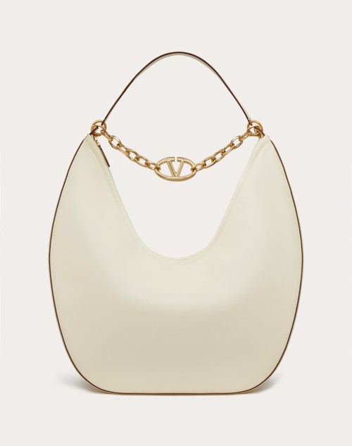Red Valentino MAXI HOBO VLOGO MOON BAG IN NAPPA CON CATENA Italia