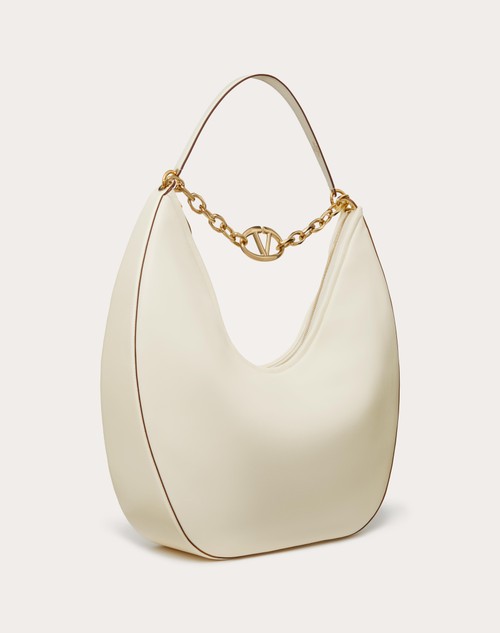 Red Valentino MAXI HOBO VLOGO MOON BAG IN NAPPA CON CATENA Italia