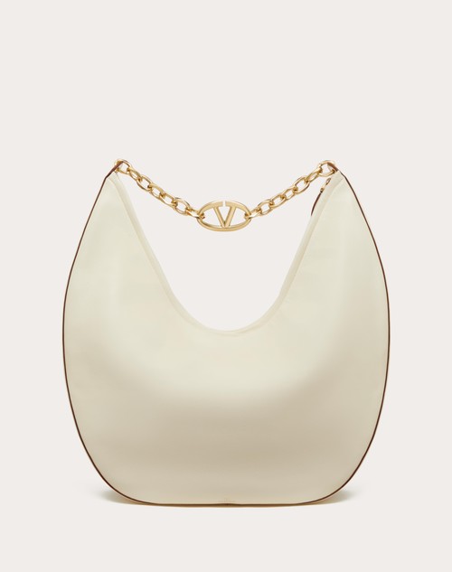 Red Valentino MAXI HOBO VLOGO MOON BAG IN NAPPA CON CATENA Italia