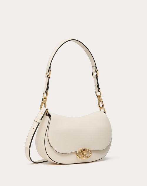 Red Valentino BORSA A SPALLA PICCOLA VALENTINO GARAVANI OHVAL IN VITELLO NAPPATO Spedizione Gratuita