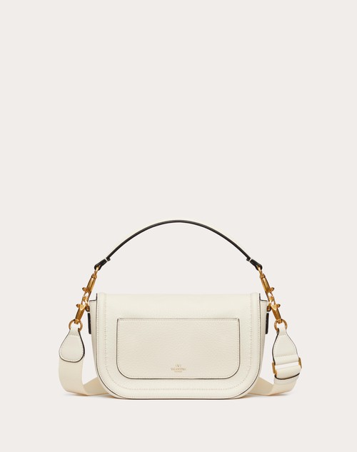 Red Valentino BORSA A SPALLA VALENTINO GARAVANI ALLTIME IN VITELLO GRANATO Spedizione Gratuita