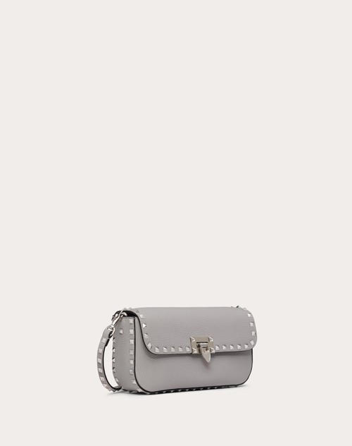 Red Valentino BORSA A TRACOLLA VALENTINO GARAVANI ROCKSTUD IN VITELLO GRANATO Promozione Limitata