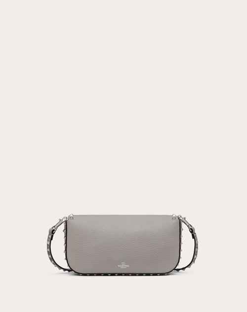 Red Valentino BORSA A TRACOLLA VALENTINO GARAVANI ROCKSTUD IN VITELLO GRANATO Promozione Limitata