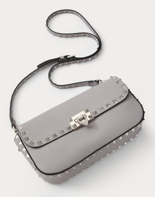 Red Valentino BORSA A TRACOLLA VALENTINO GARAVANI ROCKSTUD IN VITELLO GRANATO Promozione Limitata