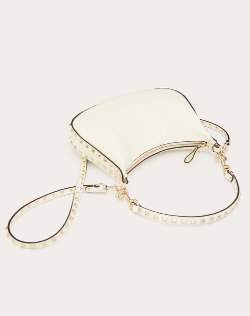 Red Valentino HOBO PICCOLA VALENTINO GARAVANI ROCKSTUD IN VITELLO GRANATO Online