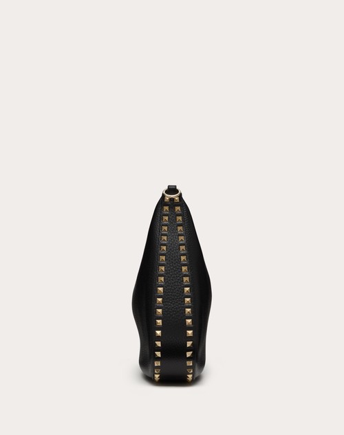 Red Valentino HOBO VALENTINO GARAVANI ROCKSTUD IN VITELLO GRANATO In Vendita