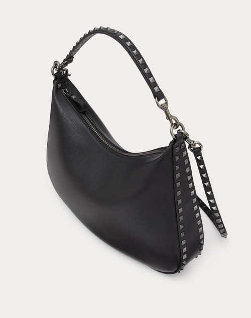 Red Valentino HOBO ROCKSTUD IN VITELLO GRANATO Saldi