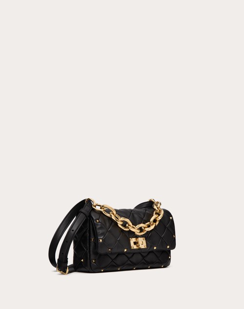 Red Valentino BORSA VALENTINO GARAVANI ROCKSTUD SPIKE IN NAPPA PATCHWORK I Più Venduti