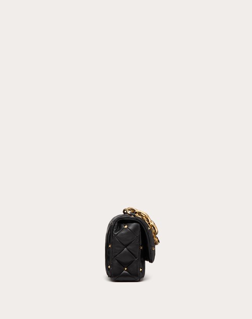 Red Valentino BORSA VALENTINO GARAVANI ROCKSTUD SPIKE IN NAPPA PATCHWORK Negozio