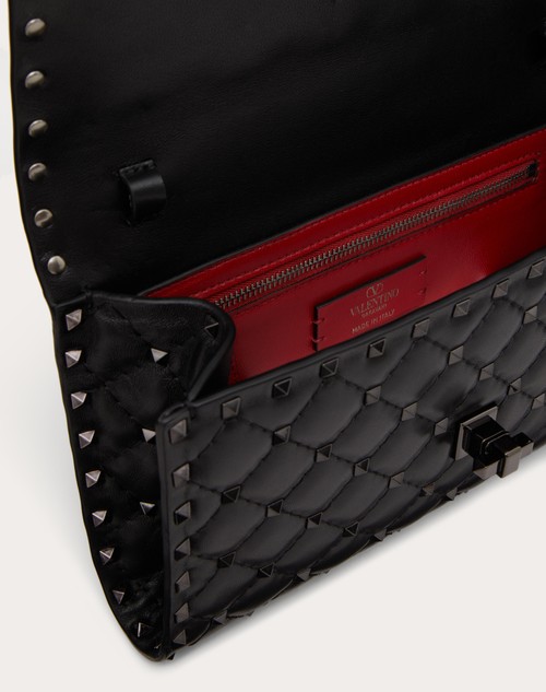 Red Valentino BORSA A TRACOLLA ROCKSTUD SPIKE IN NAPPA Comprare a buon mercato