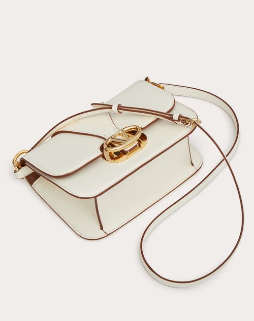 Red Valentino BORSA PICCOLA A SPALLA VLOGO O'CLOCK IN NAPPA CON CATENA Offerta Giorno del Papà