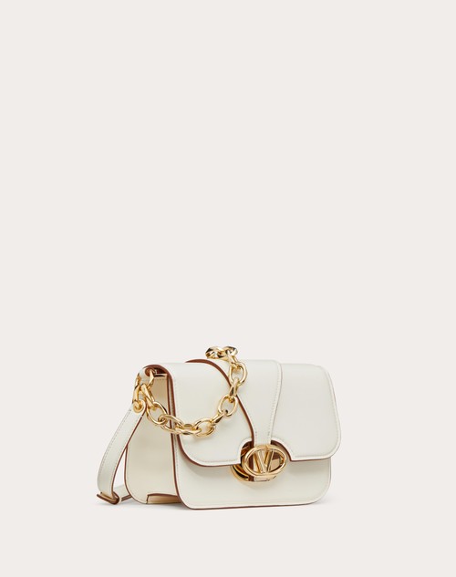 Red Valentino BORSA PICCOLA A SPALLA VLOGO O'CLOCK IN NAPPA CON CATENA Offerta San Valentino