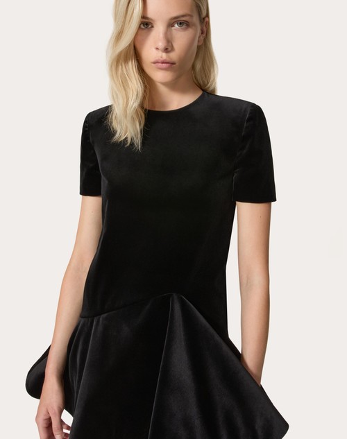 Red Valentino ABITO CORTO IN VELLUTO Vendita calda