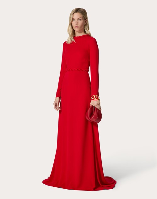 Red Valentino ABITO DA SERA IN GEORGETTE DOUBLE Offerte giornaliere