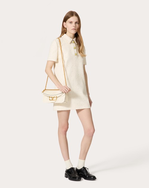 Red Valentino ABITO CORTO IN DELICATE TWEED ACQUISTA ORA