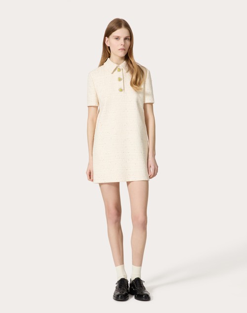 Red Valentino ABITO CORTO IN DELICATE TWEED ACQUISTA ORA