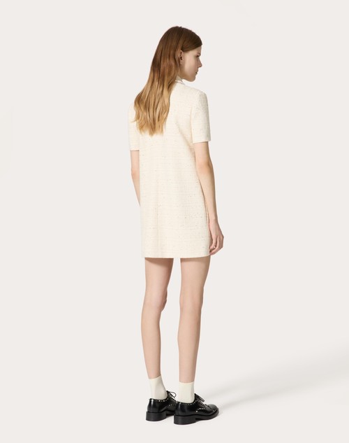Red Valentino ABITO CORTO IN DELICATE TWEED ACQUISTA ORA