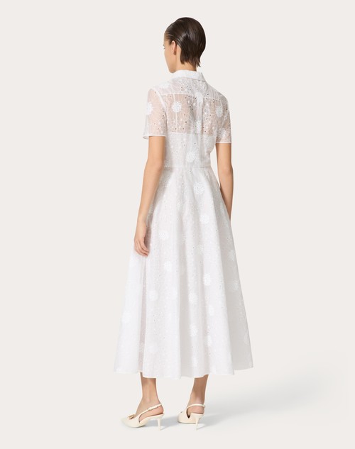 Red Valentino ABITO MIDI IN DAISY ORGANDIS Latest stili