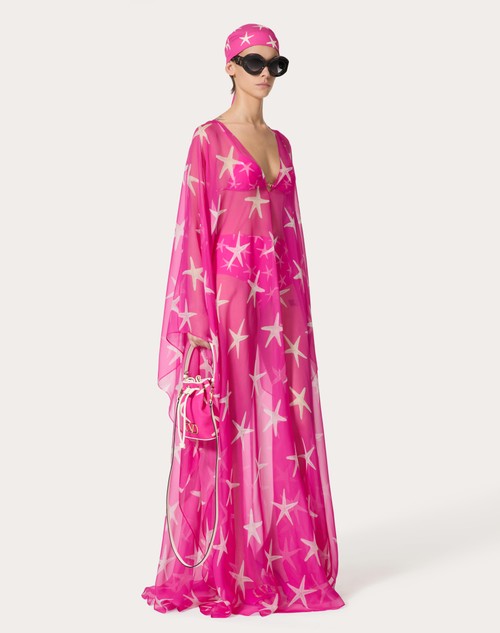 Red Valentino ABITO DA SERA IN CHIFFON STARFISH Only for today